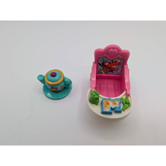 Fisher Price Loving Family Dollhouse Pink Booster Seat w/Removable Tray Tiger pl - Picture 2 of 7